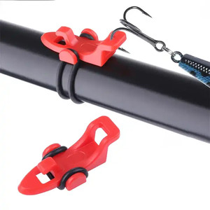 Esca da pesca porta esche con 2 misure anelli elastici in gomma regolabili ganci da pesca accessori strumenti - Product Image 5