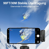 Mikrofon Lavalier Nirkabel, Mikrofon USB C Nirkabel, Mikrofon Mini Nirkabel untuk Ponsel Android Tipe-C