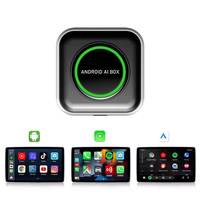 Adaptador Inalámbrico CarPlay Android 13, Caja CarPlay con IA, Android Auto, 4GB+64GB RAM/ROM, Compatible con Youtube/Netflix/Yandex/Google