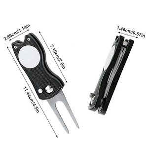 Herramienta Plegable para Reparación de Césped HYGP-16, de Acero Inoxidable ABS+ Ecológico, con Impresión Personalizada, Duradera, para Golf - Product Image 5