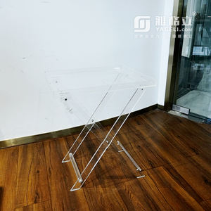 Nuovo Design Tavolino Trasparente in <span class=keywords><strong>Plexiglass</strong></span> <span class=keywords><strong>per</strong></span> Salotto e Balcone in Spazi Ristretti - Product Image 2