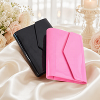 Carnet de notes A6 en cuir verni 3 couleurs Yihe avec 6 anneaux dorés, organiseur de budget, planificateur, journal, avec sac et chaîne inclus
