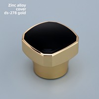 Capuchon de flacon de parfum en alliage de zinc, 15 trous, couleurs or, argent, noir, en stock, couvercle de parfum