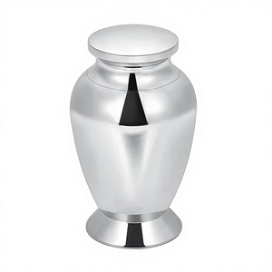Aluminium Alloy Modern Pet Ashes Holder Keepsake <b>Urn</b> Multiple Colors Waterproof <b>Large</b> Capacity Small Decorative Storage Box - Product Image 2