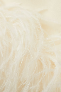 FY yeni varış moda resmi zarif parti yüksek boyun krep kumaş siyah uzun kollu akşam Mini elbise kadınlar için - Product Image 4