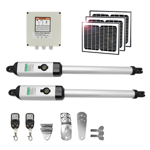 Système d'automatisation de <span class=keywords><strong>portail</strong></span> solaire en option, moteur 50W, ouvre-<span class=keywords><strong>portail</strong></span> à double bras pour <span class=keywords><strong>portail</strong></span> de cour - Product Image 1