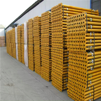 Étais de coffrage télescopiques modernes en acier galvanisé Q235, capacité 5T, pour construction, coffrage béton et ponts