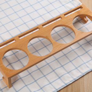 Organizzatore di stoccaggio multifunzionale per la <span class=keywords><strong>casa</strong></span> e la cucina in bambù portaspezie rotante portaoggetti da cucina - Product Image 3