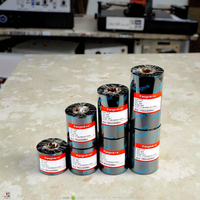 Fangtek Menyediakan Pita Transfer Termal Wax/Resin 4.33"*300m Gulungan Pita Transfer Termal untuk Printer Pita Transfer Termal