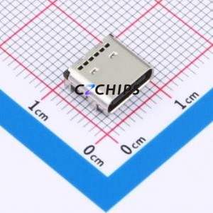 TYPE-C-QT-24P USB Connector SMD Connector ( Connector Type: Type-C )( Gender: Female )( Mounting Type: Horizontal Mount ) - Product Image 1