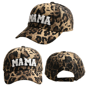 Chapeau de Baseball Vintage à motif léopard pour maman et moi, avec broderies, pour cadeau de fête des mères - Product Image 4