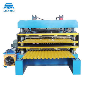 Macchina per Formatura a Rulli di Pannelli a Doppio Strato Lian Nai, Calibro 29 e 26, Macchina per Piegatura di Lamiere Metalliche per il Mercato USA - Product Image 1
