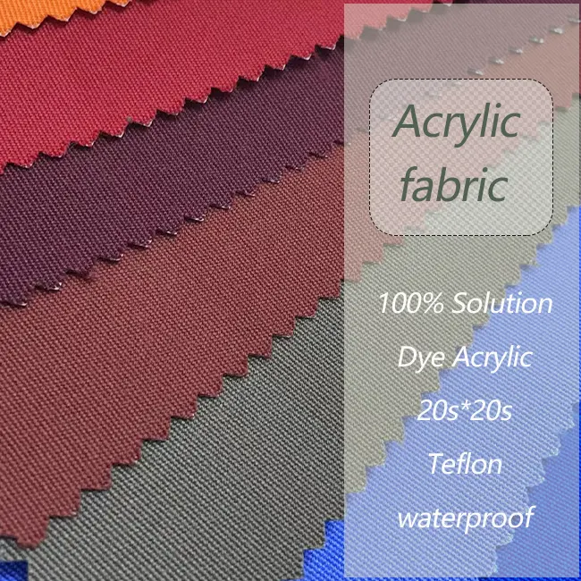 solution dye acrylic out door fabric 7/8 degree blue scale ios 105-b04 Color fastness up to five years