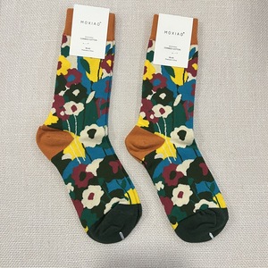 Chaussettes mi-mollet décontractées pour femmes, style japonais, en coton peigné, absorbantes, respirantes, motif animalier, design vintage artistique <span class=keywords><strong>et</strong></span> original - Product Image 5