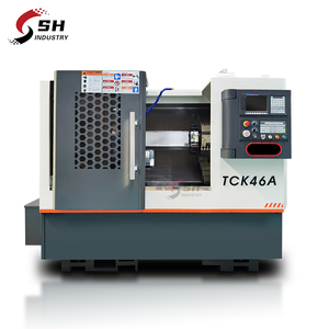 Đài Loan độ chính xác cao tck46a fanuc <span class=keywords><strong>CNC</strong></span> ngang đơn trục chính nhiệm vụ trung bình gang loại nghiêng giường máy tiện <span class=keywords><strong>CNC</strong></span> - Product Image 1
