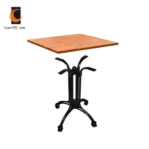 European Style High Quality Cast Iron Table Leg Dining Crank Table Hardware Leg Frame Base Iron