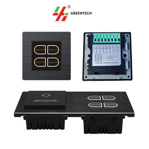 Paneles Eléctricos Greentech, Enchufes e Interruptores para Hotel, Paneles de Interruptores de Cabecera con Función de No Molestar, Interruptor de Luz Inteligente para Hotel - Product Image 2
