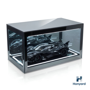 Vitrina Honyard Hexagonal Infinity Abyss Tunnel con Espejo y Luz LED para Figuras de Acción y Coleccionables - Product Image 2