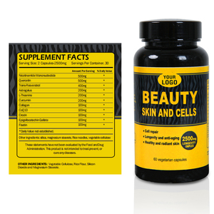 Suplemento Vitamínico Vegetariano de Belleza con Proporción Dorada, Antienvejecimiento, Iluminador de la Piel, Apoya el Antienvejecimiento y la Longevidad Saludable - Product Image 5