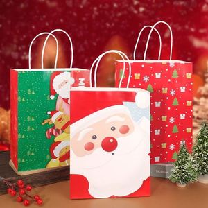 Wholesale Custom Hot Selling Festival Promotional <b>Paper</b> <b>Bags</b> for Christmas Reusable Candy Packaging Kraft <b>Gift</b> <b>Bag</b> - Product Image 2