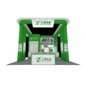 Stand d'exposition modulaire en bois à montage rapide, sans besoin de compétences professionnelles, avec éclairage LED - Marque Diding, haute qualité - Product Image 6