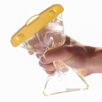 Étui de téléphone portable étanche en PVC lumineux personnalisé avec logo, sacs de téléphone résistants à l'eau en gros