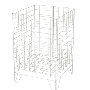 Cage de stockage pliable en treillis métallique galvanisé en acier, capacité 50 kg, robuste pour le transport de marchandises et de bouteilles - Product Image 3