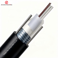 Câble à fibres optiques GYXTW 2/4/6/8 cœurs monomode G652D, tube lâche non métallique, gaine PE, FTTH pour installation aérienne longue portée