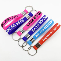 Grosir pesanan khusus Pemegang Kunci logam Model silikon carabiner promosi untuk hadiah bisnis