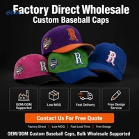 Gorra de Béisbol de Gamuza de Dos Tonos Unisex de Alta Calidad, Logotipo Bordado Personalizado, Gorras Deportivas de Golf Ajustables para Adultos