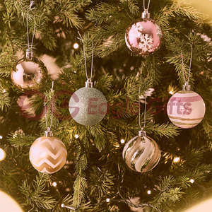 EAGLEGIFTS Ornements de Noël suspendus pour arbres de Noël pré-éclairés, Série Macaron Sucré, Boules de Noël faites à la main, Décorations de Noël, Pendentifs - Product Image 6
