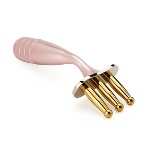 Acupresión magnética, masajeador de punto meridiano, herramienta de titanio rosa, drenaje de ácido linfático, pluma de masaje GUASHA, tenedor, dispositivo de belleza - Product Image 2