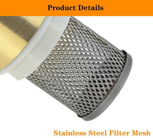 TMok RTS DN15 1/2 "Zoll Messing-Einweg-Rückschlag ventil Fuß ventil mit Filter gitter - Product Image 3