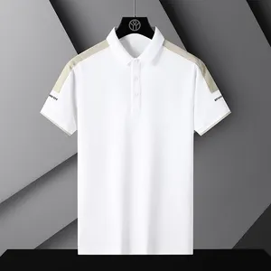 Bundle Of Poloshirts With Custom Print Mens Tshirts For Summer Season Short Sleeve Slimfit Polo Shirts