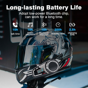 6 Rider 1000m Intercom <span class=keywords><strong>Casque</strong></span> <span class=keywords><strong>de</strong></span> moto MAXTO M2 Écran OLED <span class=keywords><strong>Radio</strong></span> FM Matériau en silicone 12 heures <span class=keywords><strong>de</strong></span> temps <span class=keywords><strong>de</strong></span> <span class=keywords><strong>travail</strong></span> 270 heures <span class=keywords><strong>de</strong></span> veille - Product Image 4