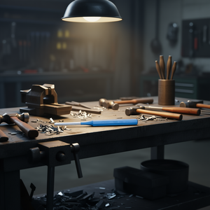 Ciseau Fervi 5 mm en acier Cr-Mo, outil de précision pour le travail des métaux - Product Image 3