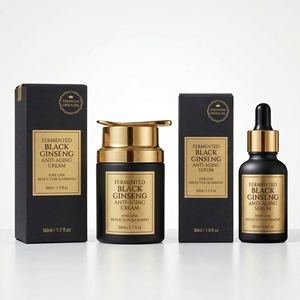 Set <span class=keywords><strong>de</strong></span> <span class=keywords><strong>Regalo</strong></span> <span class=keywords><strong>de</strong></span> Lujo para el Cuidado <span class=keywords><strong>de</strong></span> la Piel con Ginseng Negro Fermentado, Kit <span class=keywords><strong>de</strong></span> 2 Piezas, Crema y Suero Antiarrugas, <span class=keywords><strong>Regalo</strong></span> Corporativo Premium para las Fiestas - Product Image 1