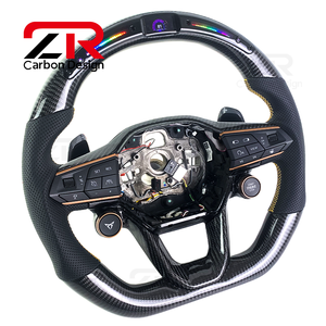 <span class=keywords><strong>Volant</strong></span> en fibre de carbone avec bouton de démarrage LED RPM pour <span class=keywords><strong>Seat</strong></span> Cupra Tavascan Terramar Formentor VZ VZ5 Leon <span class=keywords><strong>Ibiza</strong></span> Ateca Arona - Product Image 6
