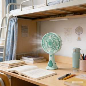 Nuevo Ventilador de Escritorio Portátil con Diseño de Danza del León y Margarita, 3 Velocidades, Tipo-C, Batería de Litio de 500 mAh, Venta Caliente de Fábrica - Product Image 3