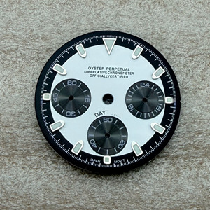 Quadrante in Acciaio Inossidabile Multifunzione Impermeabile da 29,5mm con Lume Verde per Modifica Orologio VK63 - Product Image 2