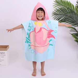 Serviette poncho en microfibre légère à séchage rapide et à capuche pour enfants, couverture <span class=keywords><strong>de</strong></span> <span class=keywords><strong>piscine</strong></span> et <span class=keywords><strong>de</strong></span> plage pour nouveau-nés et jeunes enfants - Product Image 5