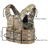 Vente en gros de gilet d'entraînement pour sports de plein air imperméable avec logo personnalisé sac d'équipement gilet de fitness gilet utilitaire tactique pour hommes