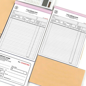 กระดาษคาร์บอนเลส NCR แบบกำหนดน้ำหนักได้ 50/60/80 แกรม สำหรับสมุดสั่งซื้อ 2-6 ชั้น ใบเสร็จ และใบแจ้งหนี้ ราคาขายส่ง - Product Image 1