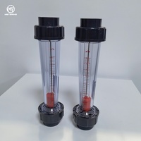 Plastic Rotameter Nominal Pressure 0.6MPa Temperature 55℃ for Liquid Measurement Flange Connection