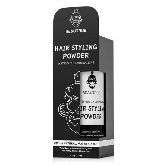 OEM Custom Texture Powder for Men for All Hair Types, Adds Volume & Texture, Non-Sticky, Based Hair Powder, Fluffy Matte Texture