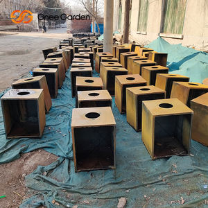 Parrilla duradera para barbacoa de carbón al aire libre con encendido automático de acero Corten de alta resistencia al calor - Product Image 4