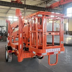 Plateforme élévatrice hydraulique sur remorque de 10 m, équipement de levage industriel télécommandé - Product Image 4