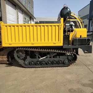 10 tấn offroad cao su theo dõi Crawler Dumper tàu sân bay vận chuyển - Product Image 5