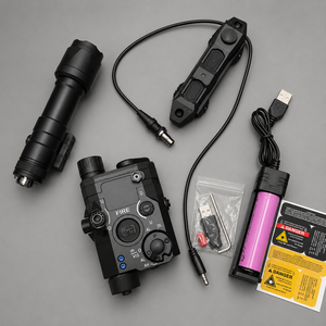 Boîte à piles OGL, viseur laser vert, lampe torche, pointeur laser tactique multifonction en métal <span class=keywords><strong>DBAL</strong></span> avec queue de souris - Product Image 1