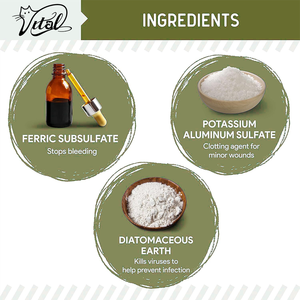 ผง <span class=keywords><strong>styptic</strong></span> 1.5ออนซ์สำหรับสุนัขและแมวครีมลดเลือดออกได้อย่างรวดเร็วเล็บมีรอยตัดเล็กสูตรการแข็งตัวของเลือดสำหรับการดูแลสัตว์เลี้ยง - Product Image 2